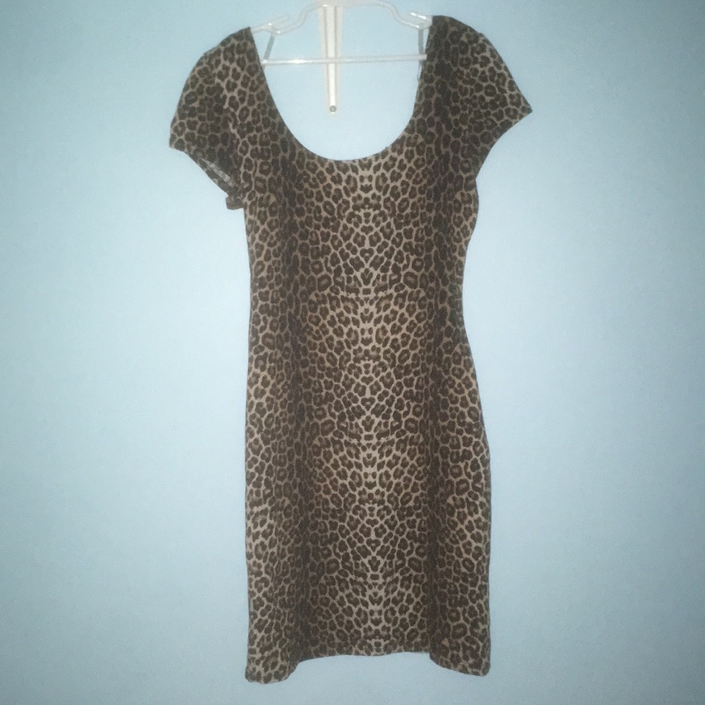 Cheetah Print Bodycon Dress